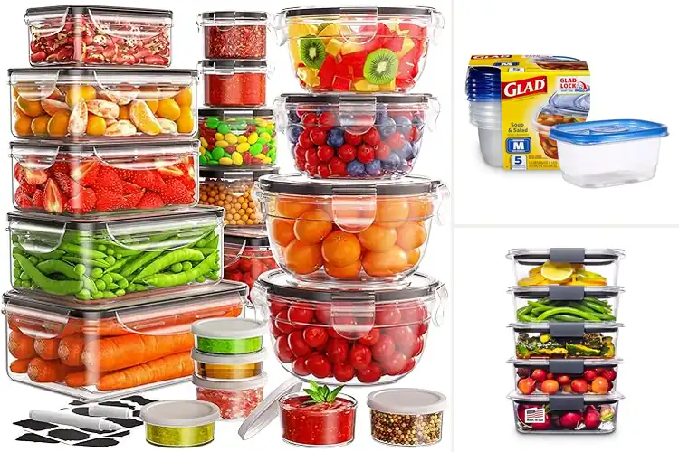 Detailed view of Best Plastic Food Storage: Freshness & Organization