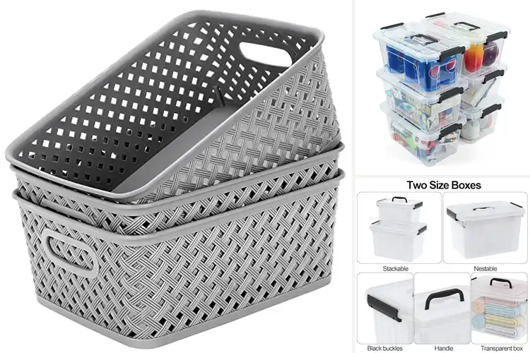 Detailed view of 10 Best Plastic Storage Bins With Handles: Tidy Up with Ease