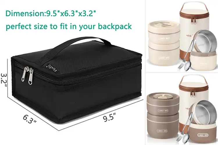 Detailed view of 10 Best Portable Insulated Lunch Boxes: Fresh Meals