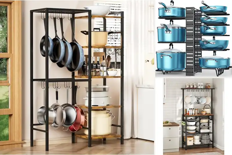 Detailed view of Best Pot And Pan Racks