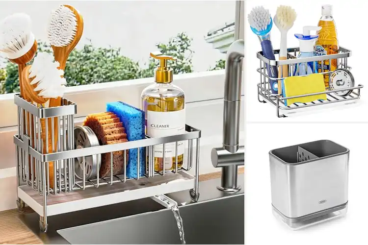 Detailed view of Best Premium Stainless Steel Sink Caddy