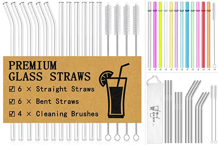 Detailed view of Best Reusable Straws: Stylish, Durable & Eco-Friendly Picks