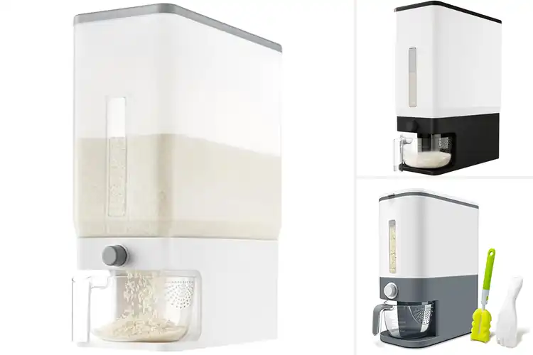 Detailed view of Best Rice Dispensers: Keep Grains Fresh & Serve Effortlessly