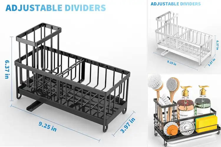 Detailed view of 10 Best Rustproof Sink Organizers: Spotless Counters