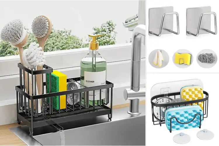 Detailed view of Best Rustproof Sponge Holder For Kitchen