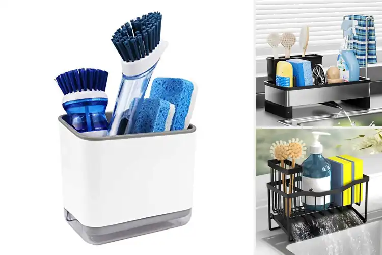 Detailed view of Best Sink Caddies With Brush Holders