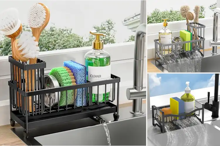 Detailed view of Best Sink Caddy Organizer For Limited Counter Space