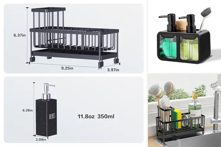 Detailed view of 10 Best Soap Dispenser Organizers for Kitchens: Tidy Your Sink