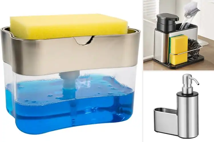 Detailed view of 10 Best Soap Dispenser Sponge Holders for a Tidy Sink