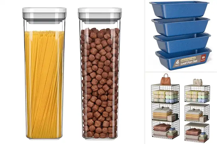 Detailed view of Best Space-Saving Stackable Design