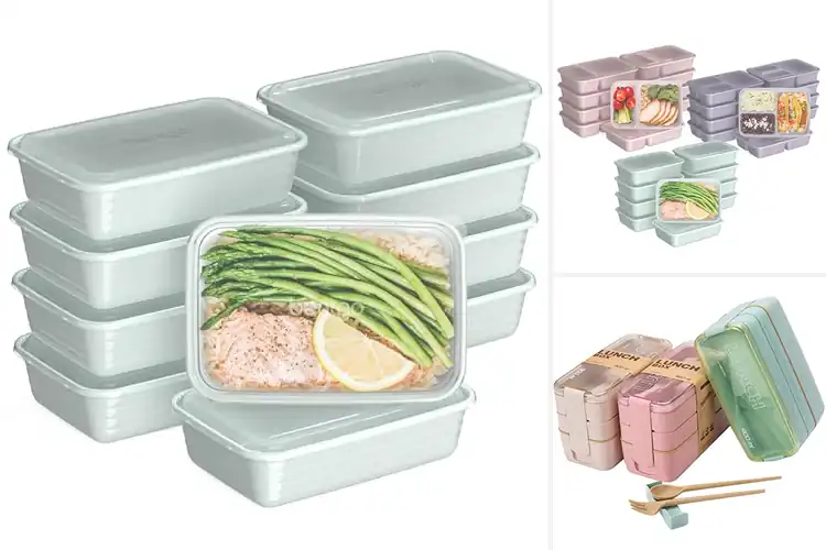 Detailed view of Best Stackable Meal Prep Containers