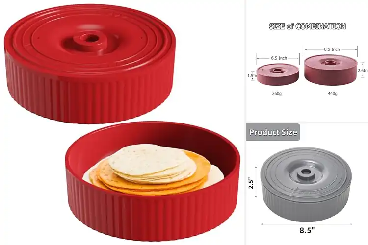 Detailed view of 7 Best Stackable Taco Warmers for Fresh, Soft Tortillas