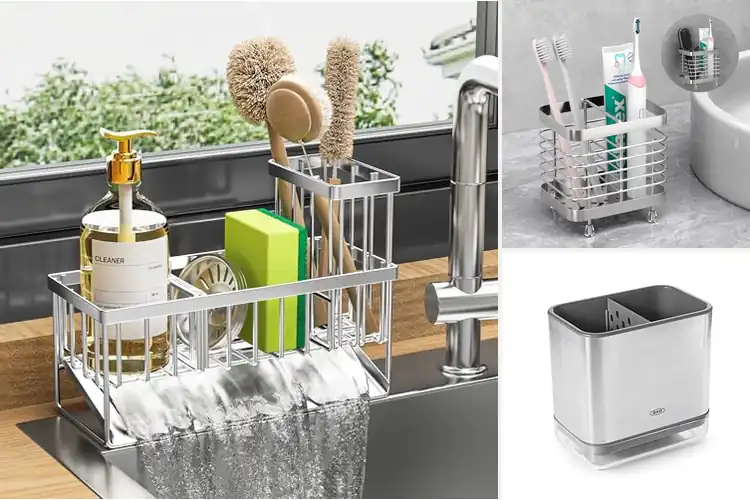 Detailed view of Best Stainless Steel Brush Holder
