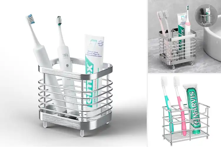 Detailed view of 10 Best Stainless Steel Brush Holders: Keep Your Sink Tidy