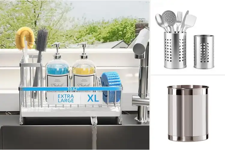 Detailed view of Best Stainless Steel Kitchen Organizer For Durability