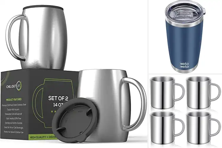 Detailed view of 10 Best Stainless Steel Mugs: Top Picks for Coffee Lovers