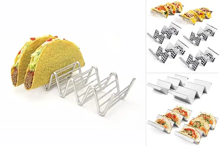 Detailed view of 10 Best Stainless Steel Taco Holders for Mess-Free Meals