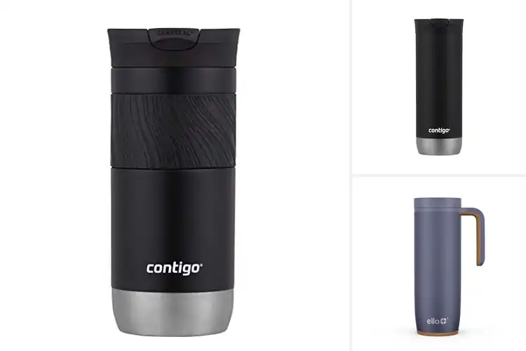 Detailed view of Best Sturdy Stainless Travel Mug: Hot Drinks All Day