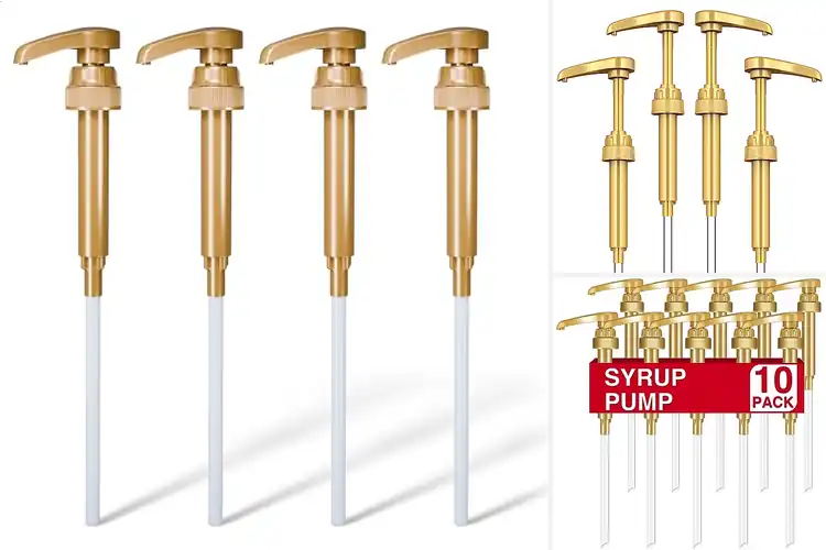 Detailed view of Best Syrup Bottle Pumps for Easy, Precise Coffee Pouring