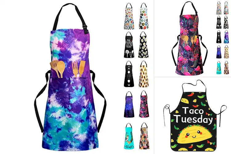 Detailed view of 10 Best Taco Aprons That Make Cooking Fun & Clean