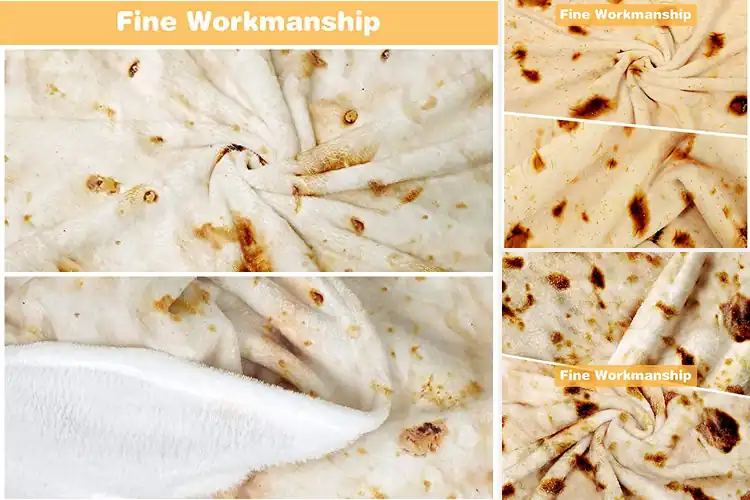 Detailed view of 10 Best Taco Blankets for Maximum Cozy Comfort