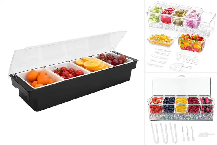 Detailed view of 10 Best Taco Condiment Trays for Easy, Mess-Free Meals