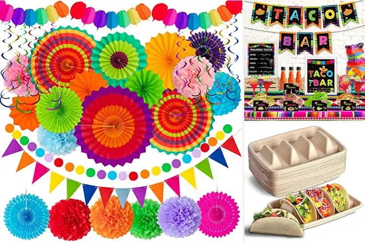 Detailed view of 10 Best Taco Decorations for a Vibrant Party Vibe