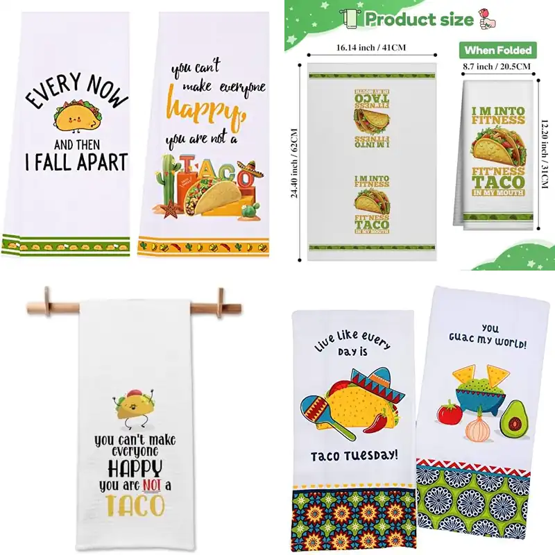 10 Best Taco Dish Towels to Brighten Your Kitchen