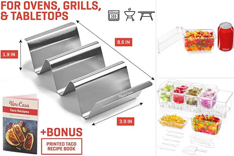 Detailed view of 10 Best Taco Food Organizers for Mess-Free Nights