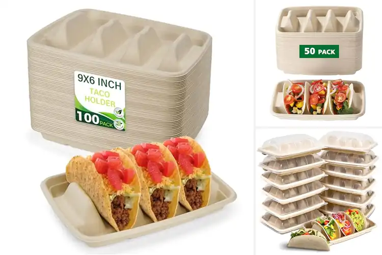 Detailed view of 10 Best Taco Holders With Dividers for Mess-Free Meals