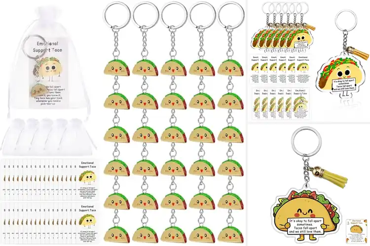 Detailed view of 10 Best Taco Keychains That Spark Joy and Last Long