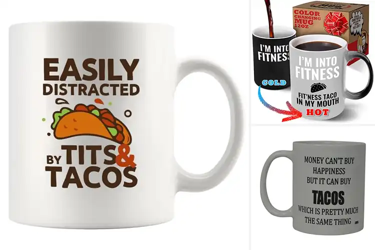 Detailed view of 10 Best Taco Mugs: Sip in Style and Fun