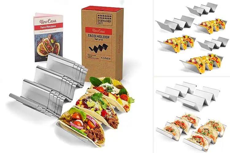Detailed view of 10 Best Taco Serving Stands for Mess-Free Taco Nights