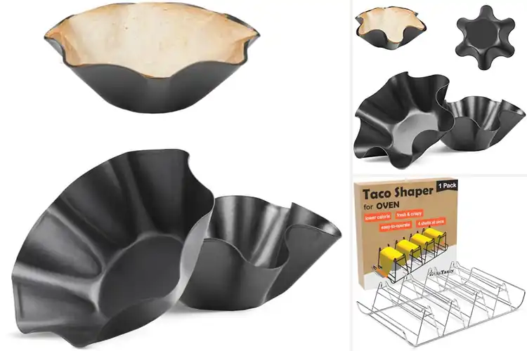 Detailed view of 10 Best Taco Shell Molds to Transform Dinner Time