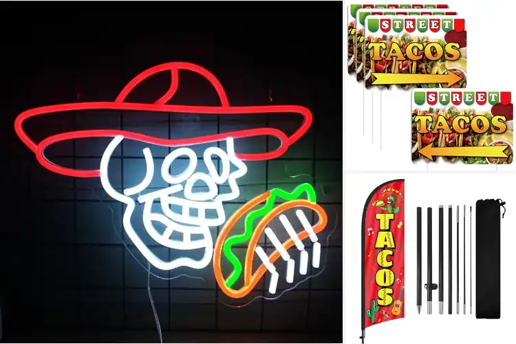 Detailed view of 10 Best Taco Signs to Attract More Customers