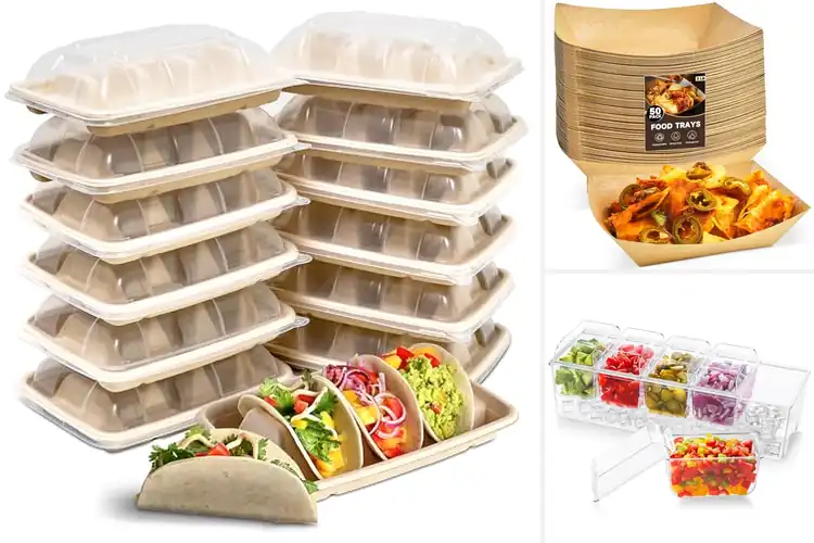Detailed view of 10 Best Taco Storage Trays: Keep Tacos Fresh & Upright