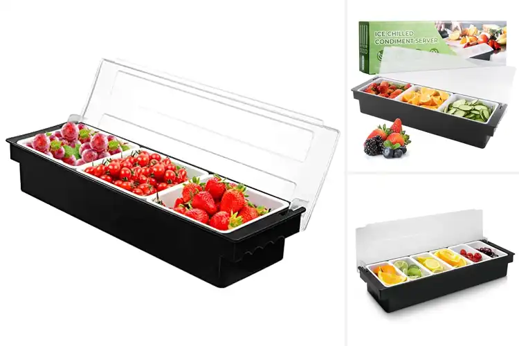 Detailed view of 10 Best Taco Topping Organizers for Effortless Meal Prep