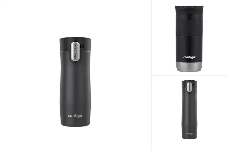 Detailed view of Best travel mugs with leak-proof lids