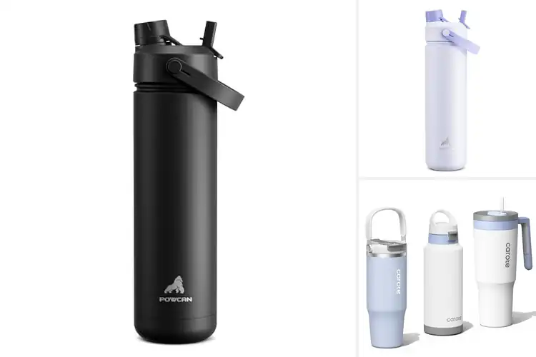 Detailed view of Best Travel Water Bottles With Cup Holder