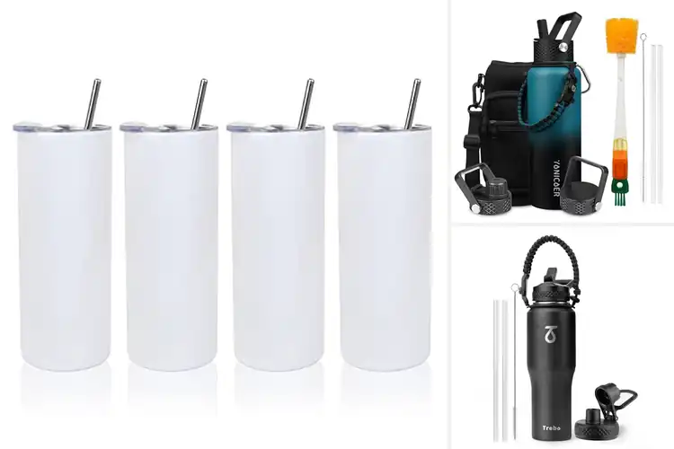 Detailed view of Best Triple-Wall Vacuum Tumblers