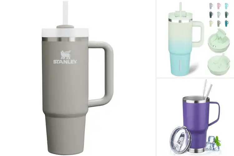 Detailed view of Best Tumbler With Ergonomic Handle