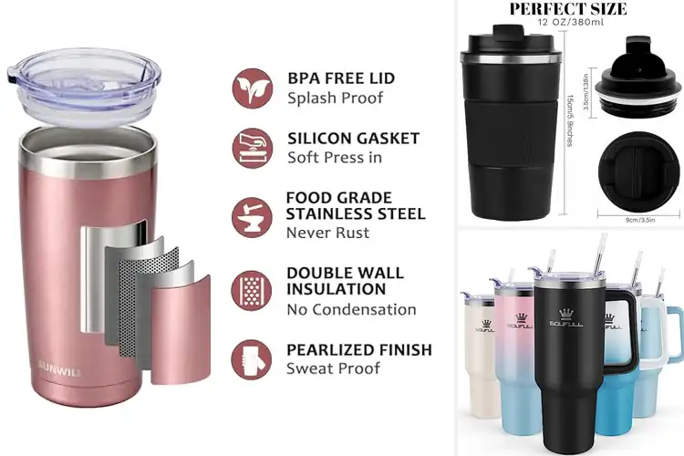 Detailed view of 10 Best Tumblers for Hot and Cold Drinks: Perfect Anytime