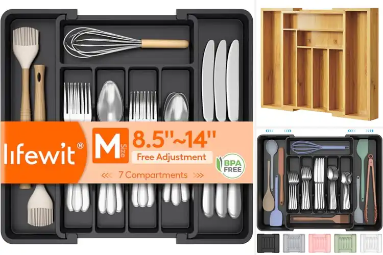 Detailed view of Best Utensil Organizers