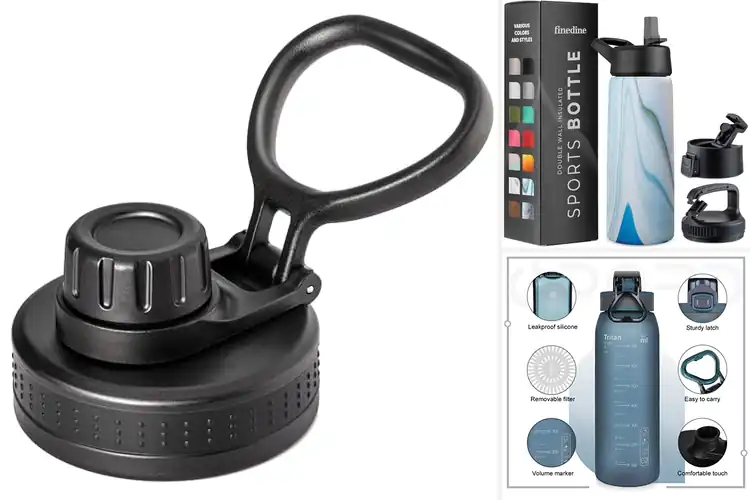 Detailed view of 10 Best Versatile Lid Water Bottles: Leak-Proof Guide
