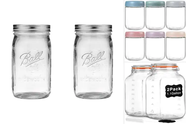 Detailed view of Best Wide Mouth Food Storage Jars