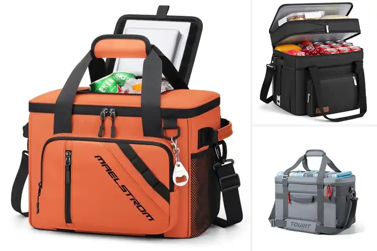 Detailed view of Best Wide Opening Cooler Bag For Easy Packing