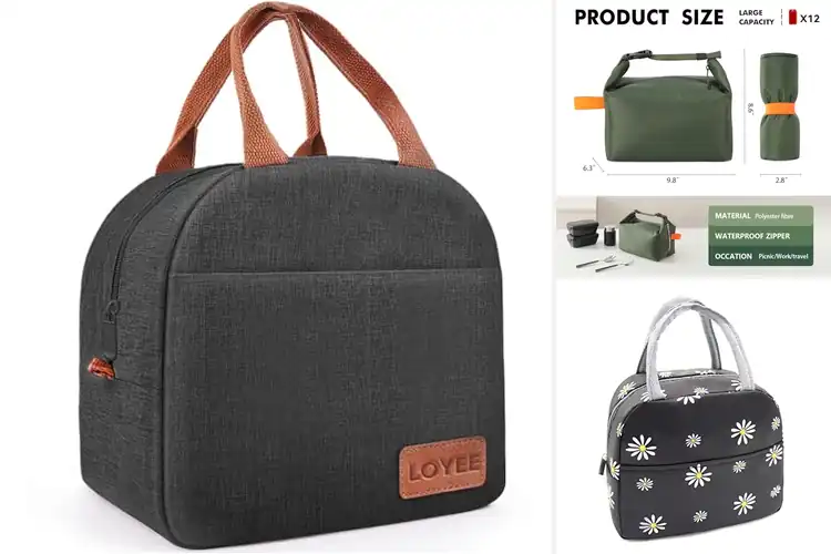 Detailed view of Best Work Travel Lunch Bags For Office And Picnics
