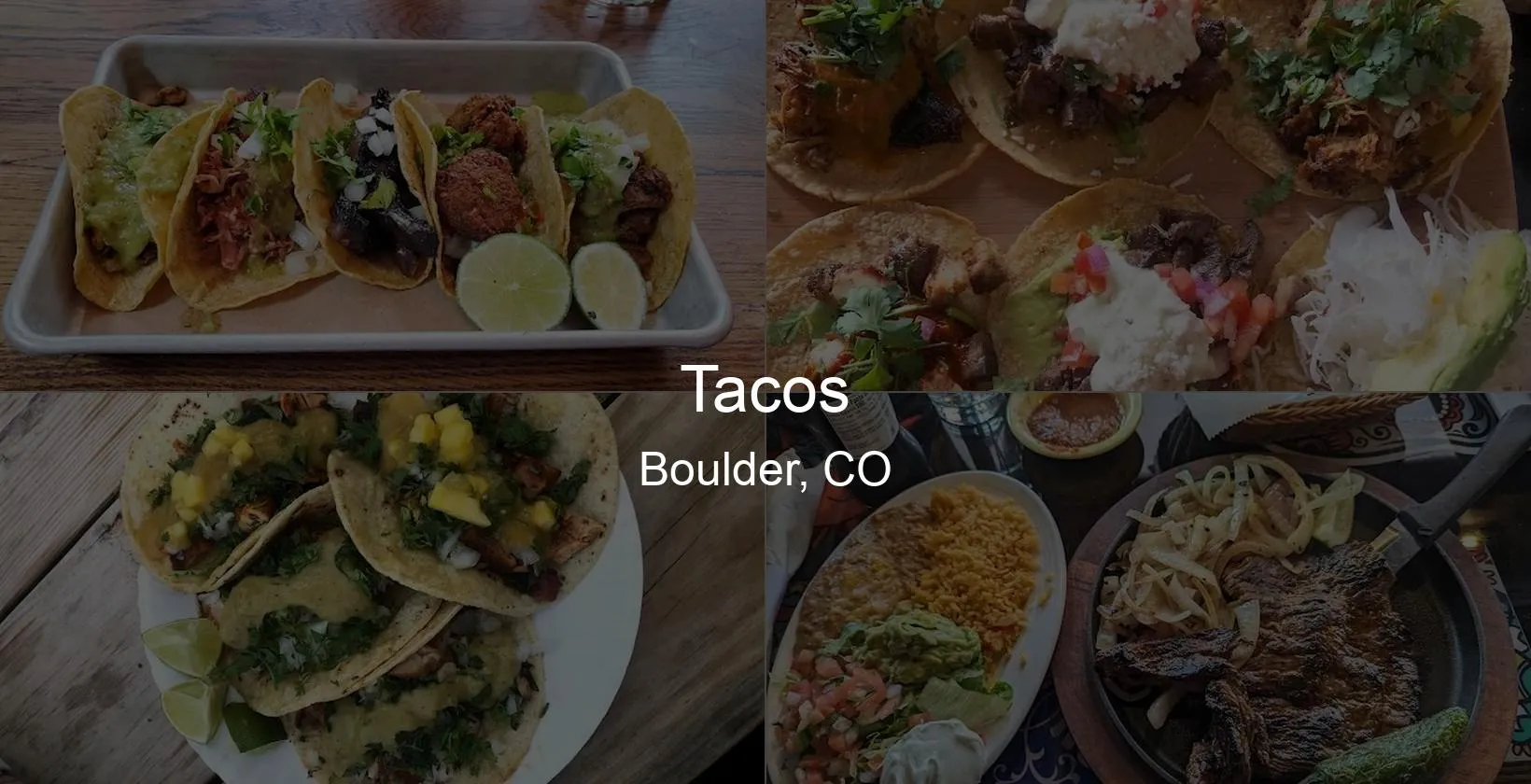 Tacos in Boulder, CO Photo