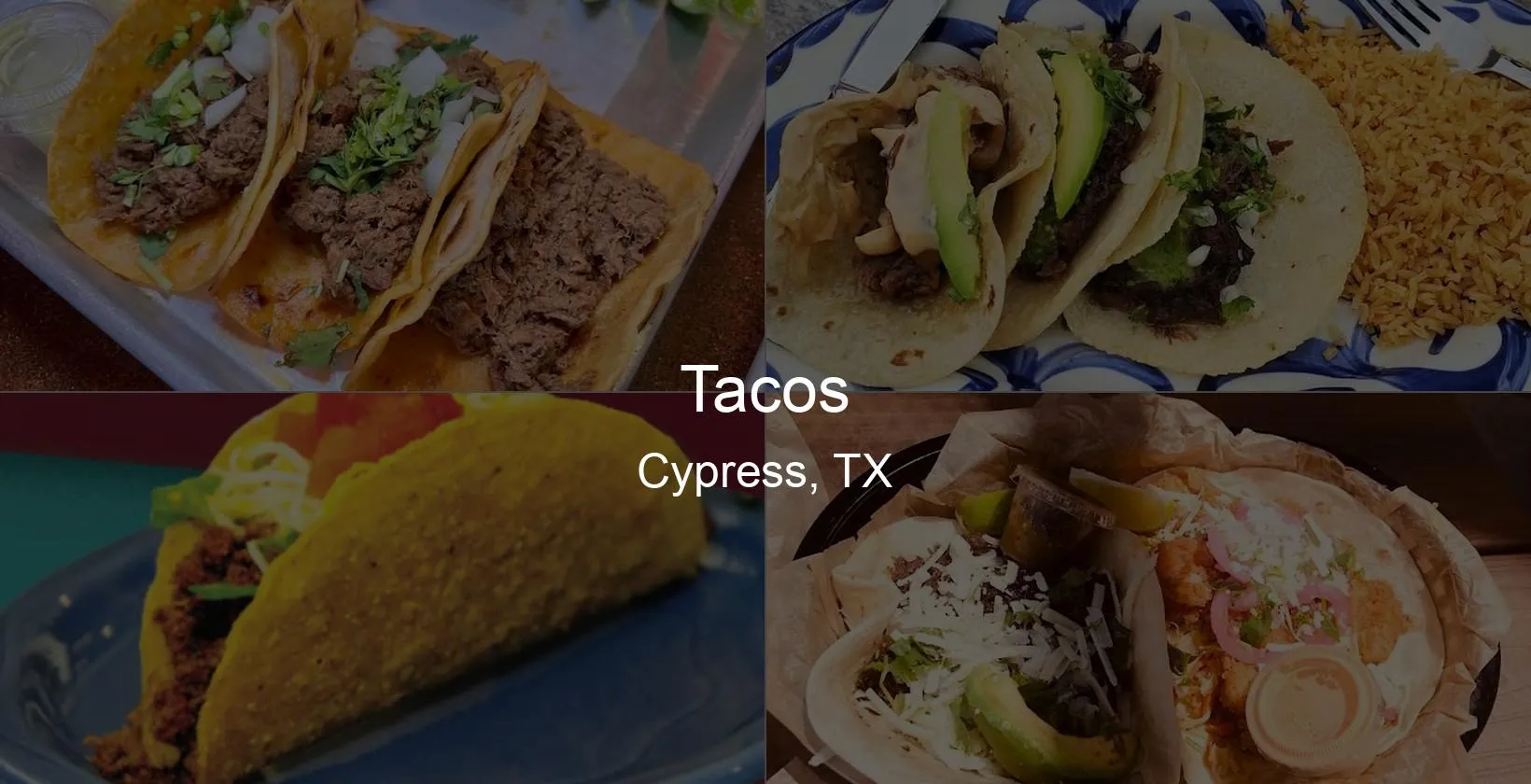 Tacos in Cypress, TX Photo