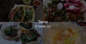 Tacos in El Monte, CA Photo